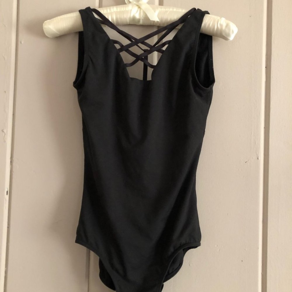 Capezio Cross Low Back Leotard